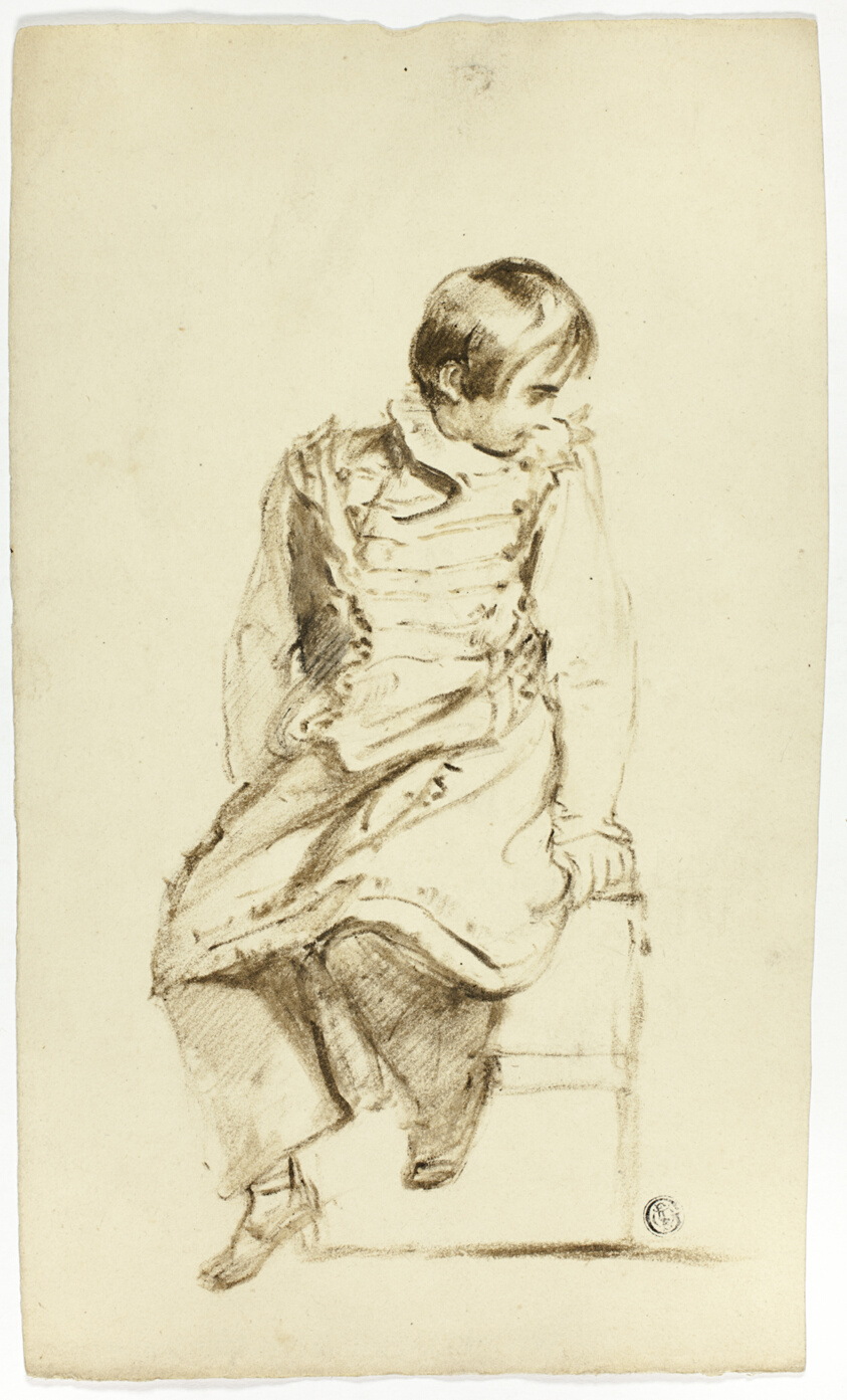 Seated Boy, Looking Sideways