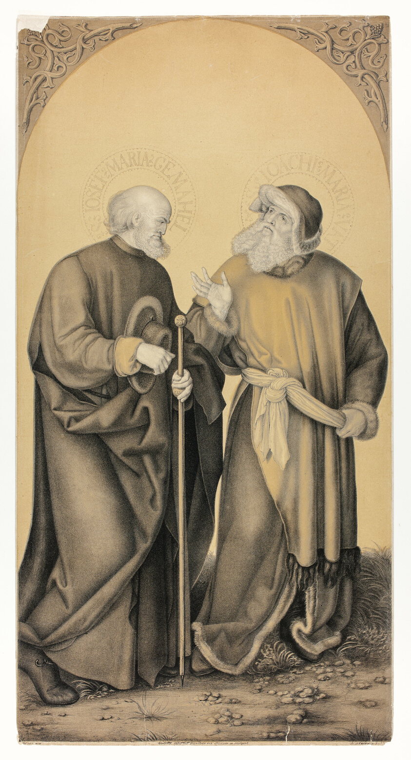 Saint Joseph and Saint Joachim, from Galerie des Frères Boisserée