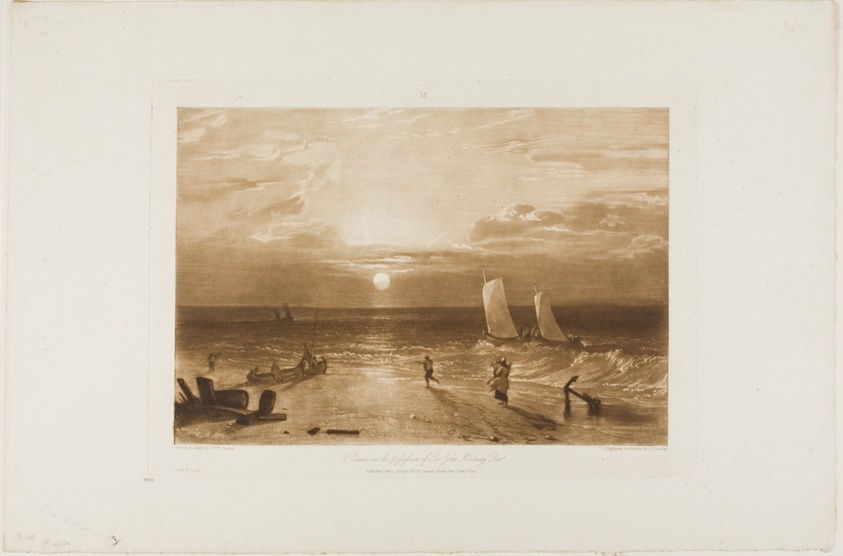 The Mildmay Sea-Piece, plate 40 from Liber Studiorum