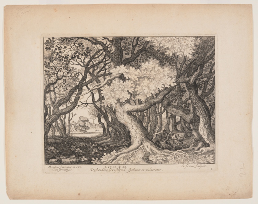 The Man Wounded by the Thieves, from Landscapes with the Story of the Good Samaritan