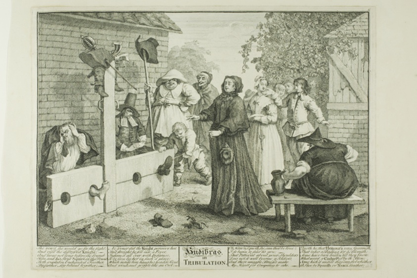 Hudibras in Tribulation, plate six from Hudibras