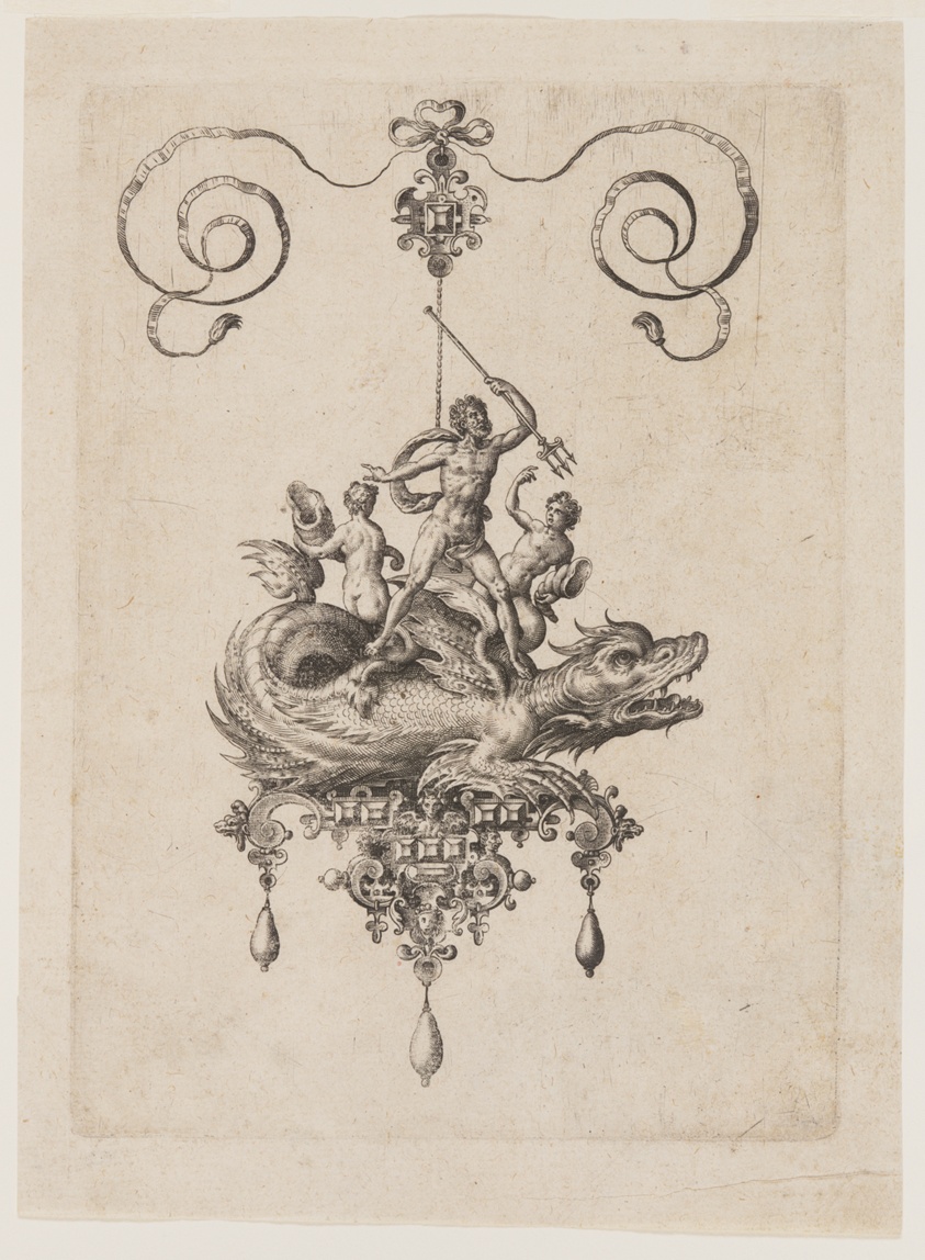 Designs for Pendants with Sea Monsters
