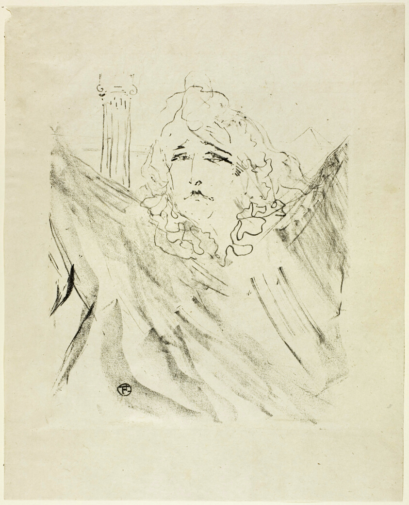 Sarah Bernhardt, from Treize Lithographies