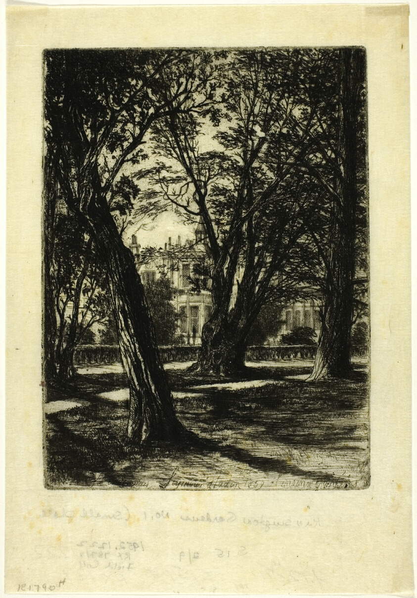 Kensington Gardens, No. I (small plate)
