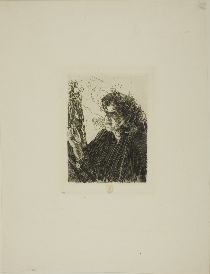 Girl with a Cigarette II