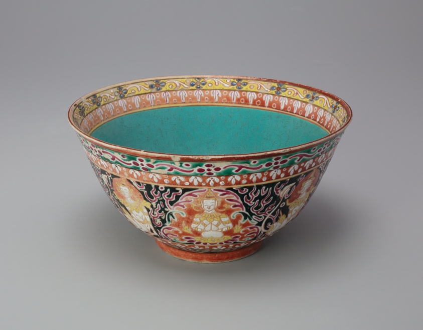 Bencharong (Five-Colored) Ware, Bowl