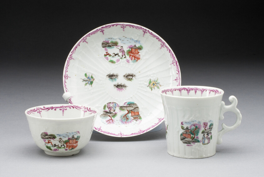Tea Bowl, Coffee Cup, and Saucer