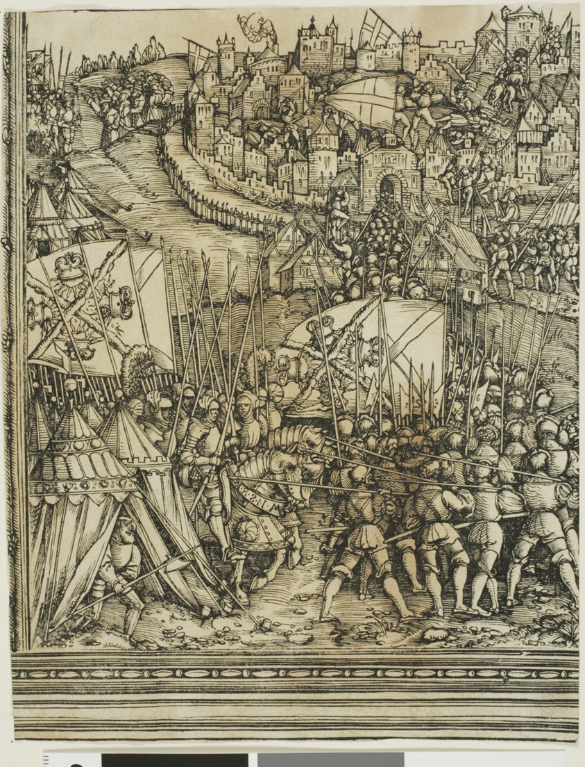 The Campaign in Hungary, from The Triumphal Arch of Maximilian I