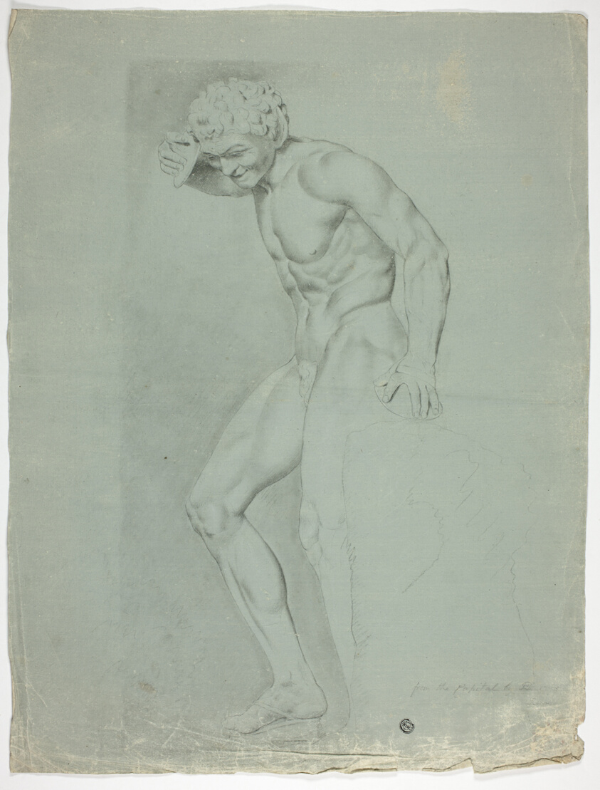 Study after Antique Sculpture of the Dancing Satyr with Cymbals