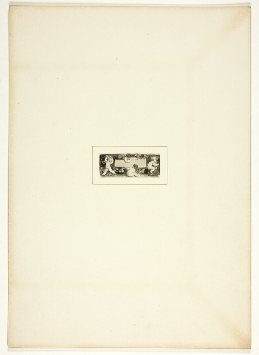 Study for a plate from The Triumphs of Temper, in the 1796 Royal Engagements Pocket Book