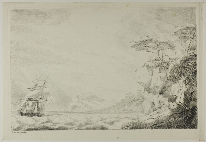 Landscape with Sailing Ship