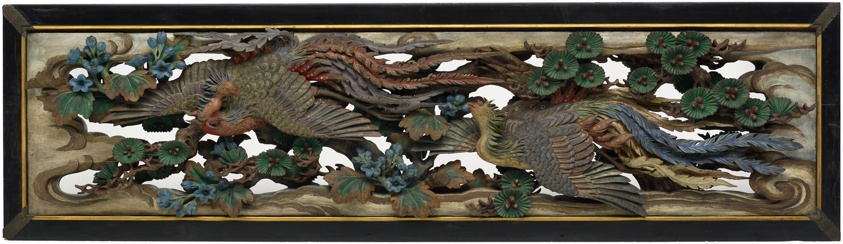 Transom panels (ramma) from the Phoenix Pavilion (Hōōden)