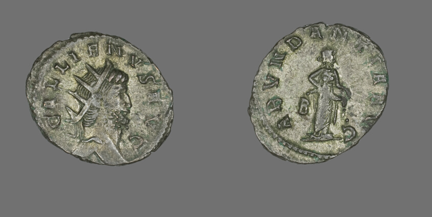Antoninianus (Coin) Portraying Emperor Gallienus
