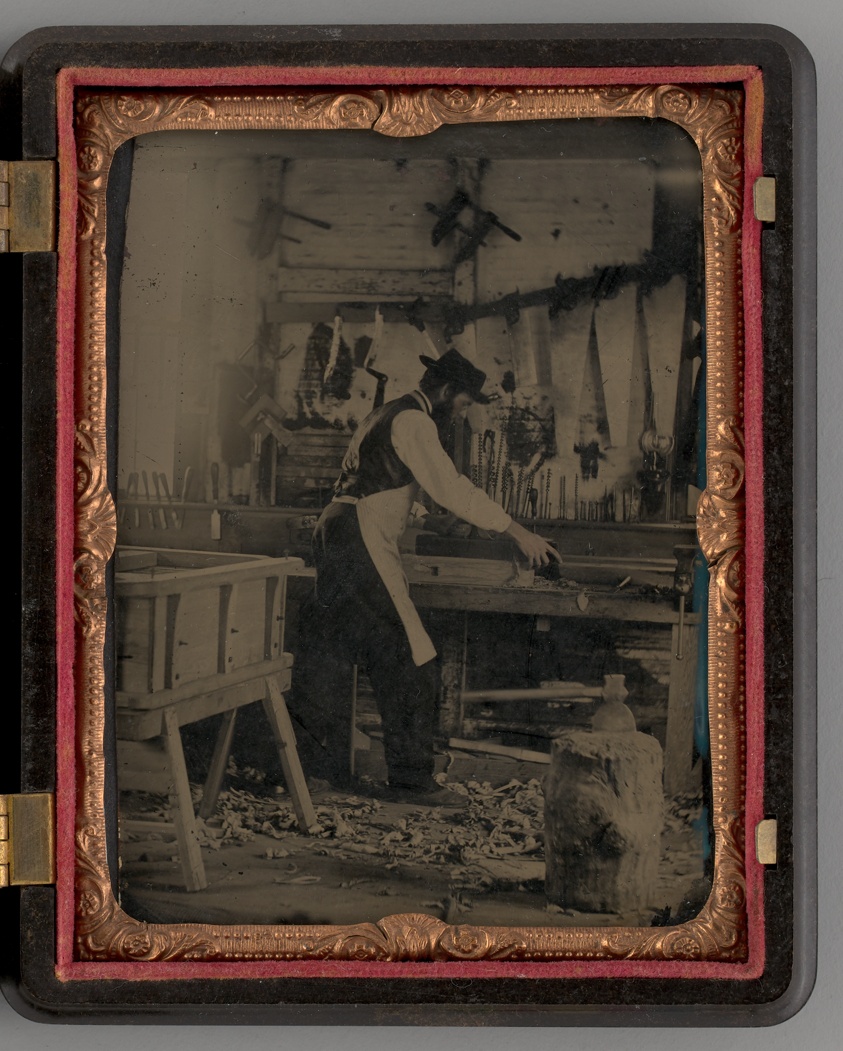Untitled (Carpenter in his Workshop)