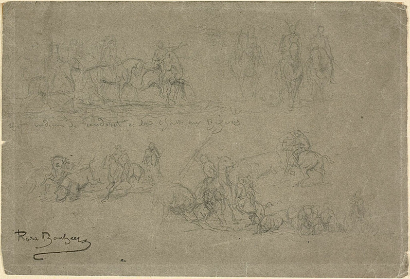 Chief Returning from a Bison Hunt and other Studies