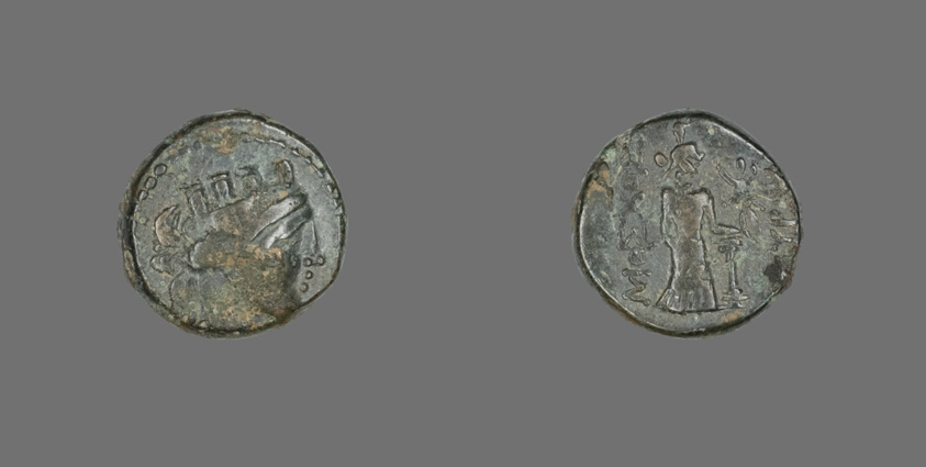 Coin Depicting the Goddess Tyche