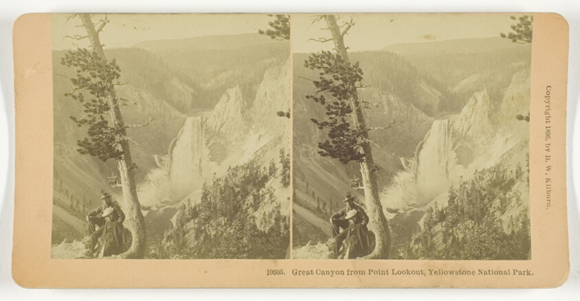 Great Canyon from Point Lookout, Yellowstone National Park
