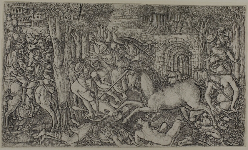 A King Pursued by a Unicorn