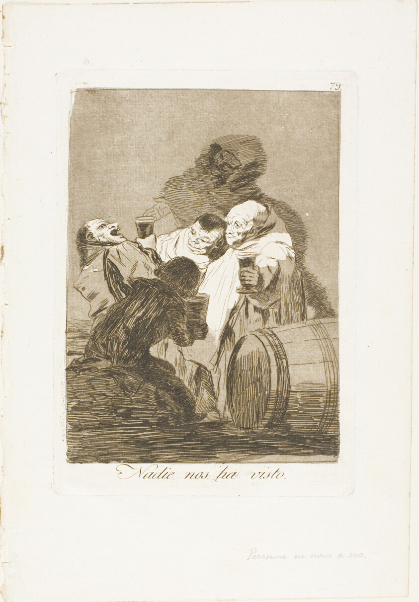No One Has Seen Us, plate 79 from Los Caprichos
