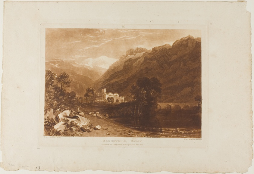 Bonneville, plate 64 from Liber Studiorum