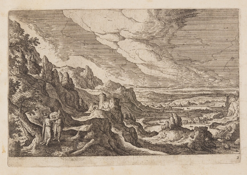Plate 2, from Landscapes with Scenes from the Old and New Testament and Ovid’s Metamorphoses