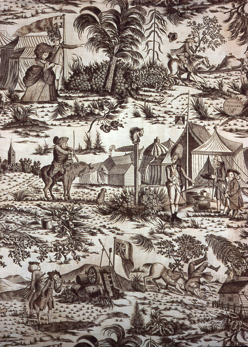A Visit to the Camp (Furnishing Fabric)
