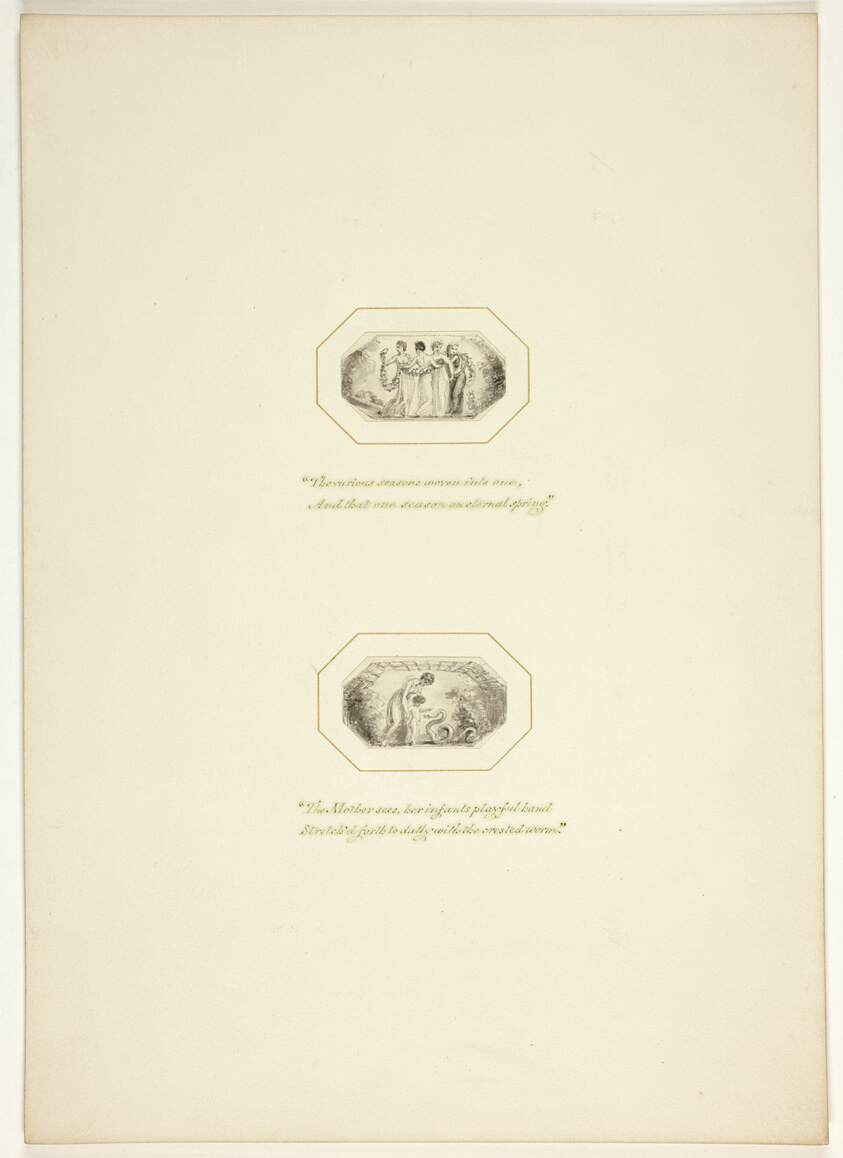 Study for a plate from The Task