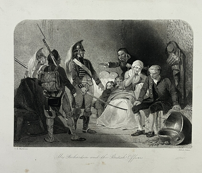 Mrs Richardson and the British Officers