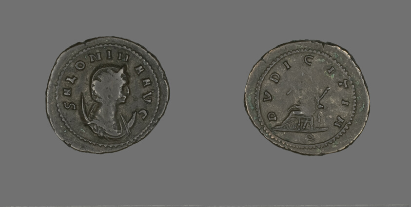 Coin Portraying Empress Salonina