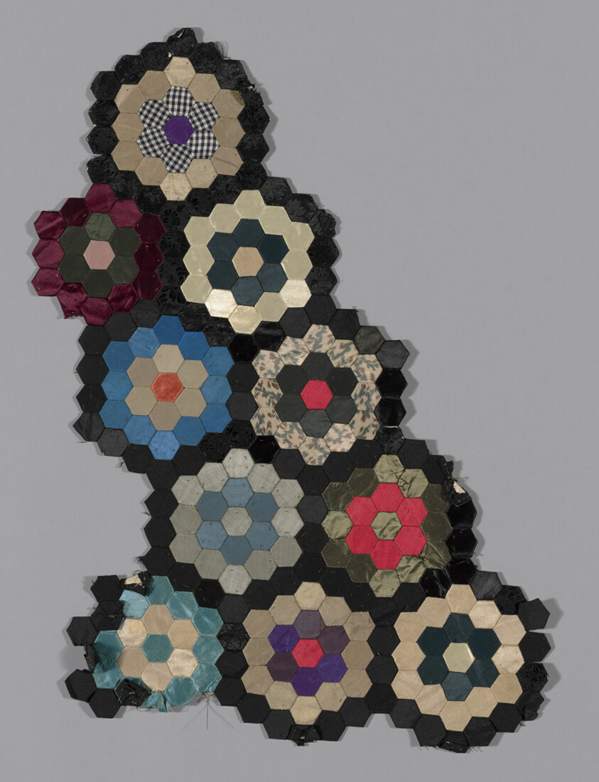 Fragments from a Mosaic or Honeycomb Quilt