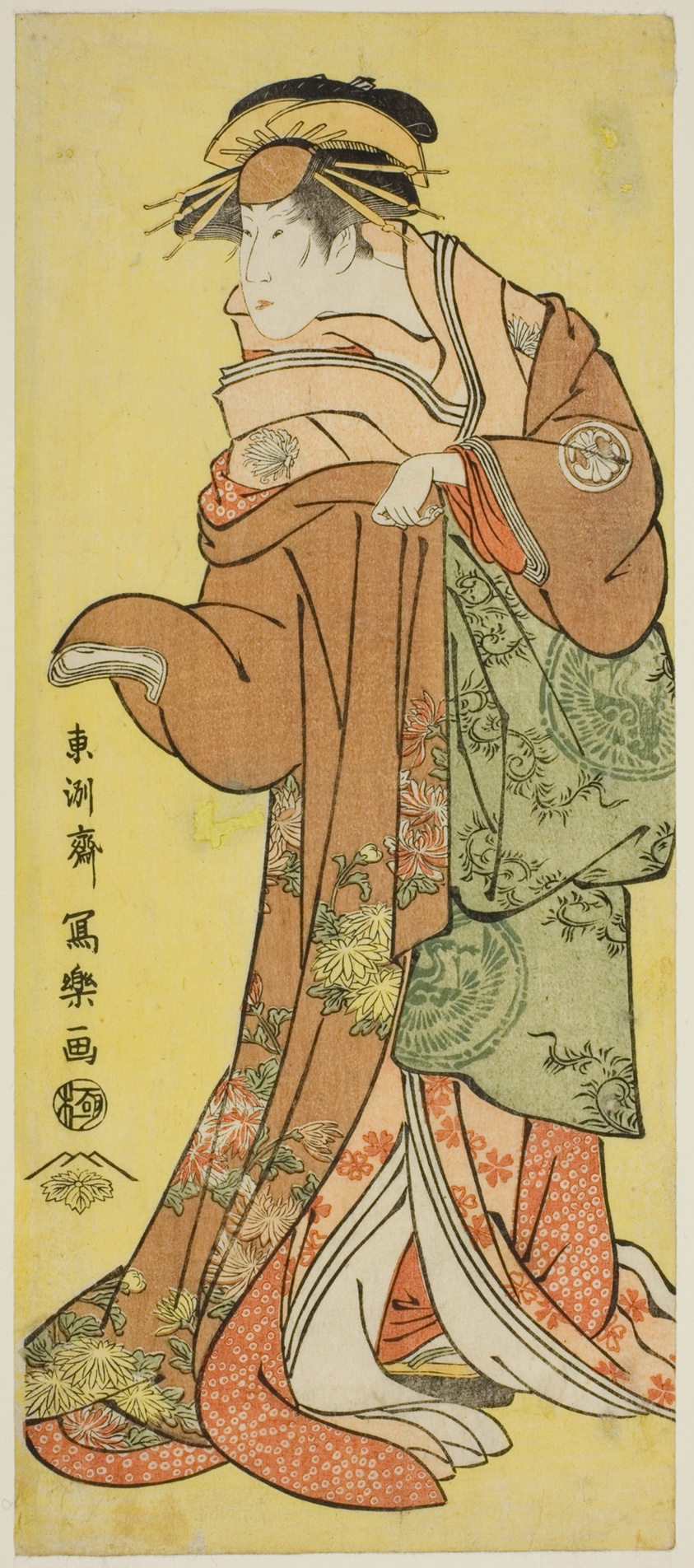 Segawa Kikunojo lll in the Role of Courtesan Katsuragi