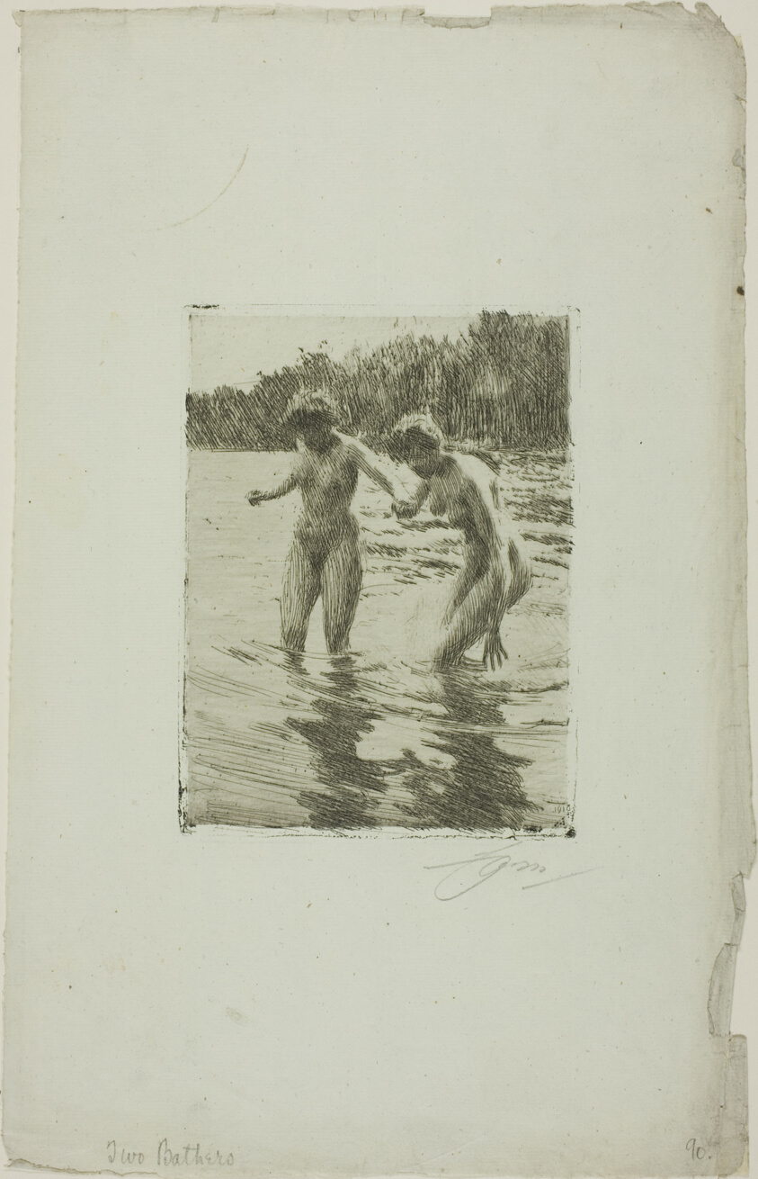 Two Bathers