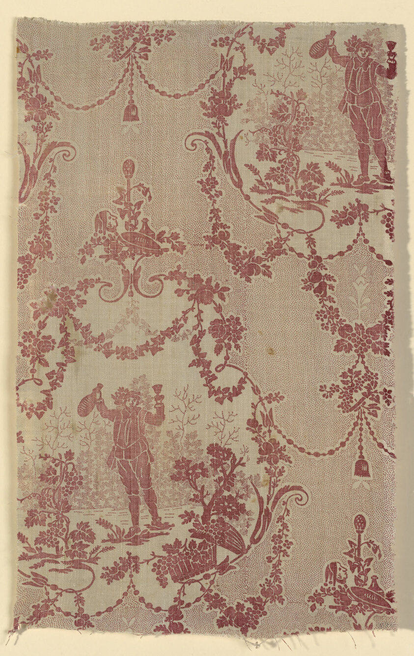 Le Petit Buveur (The Little Drinker) (Furnishing Fabric)