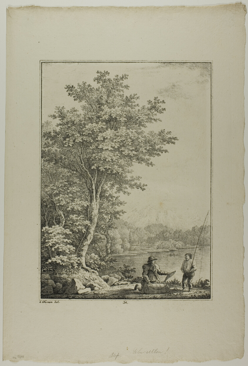Plate 34 from Blatt Baum und Landschafts Studien