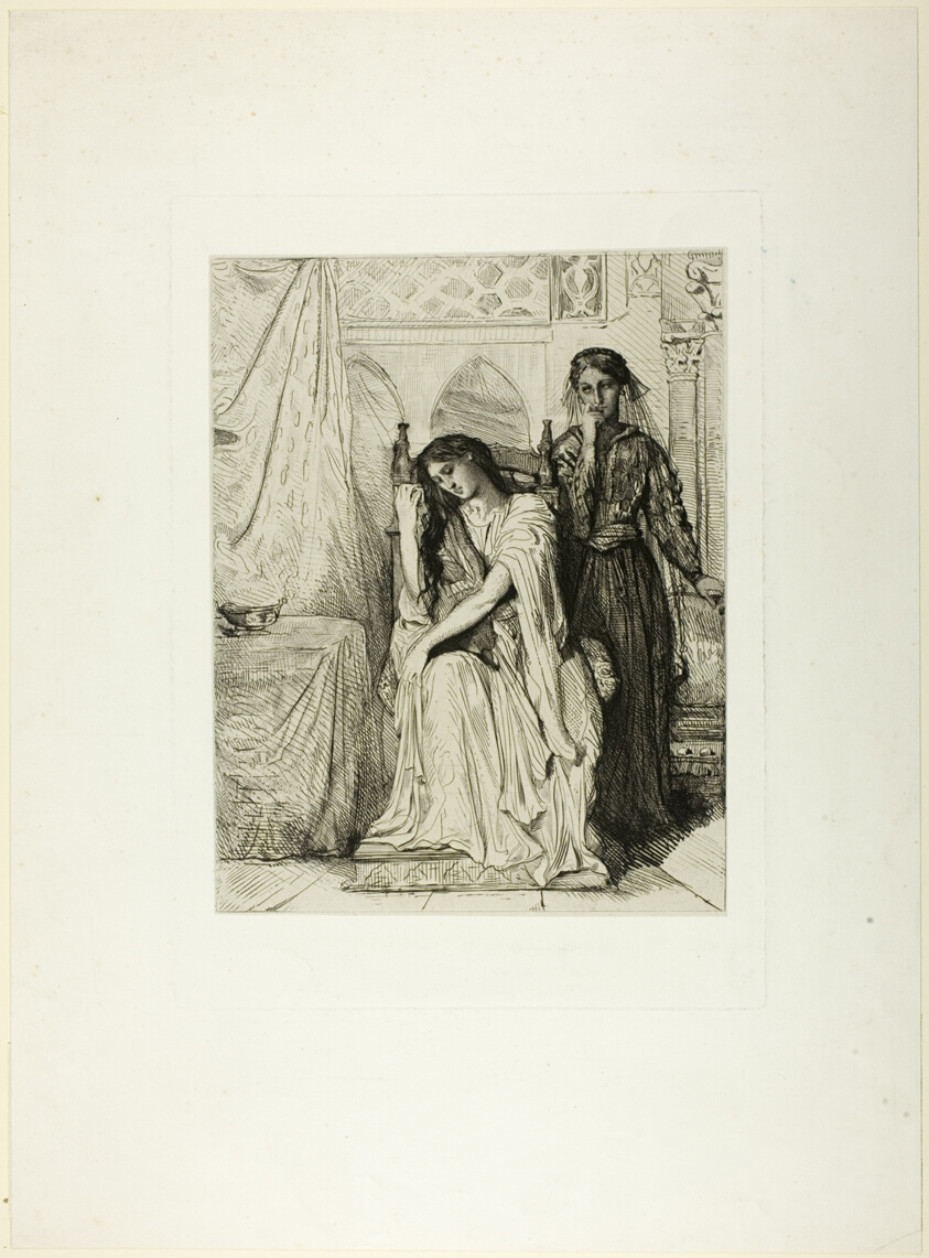 The Willow Song, plate nine from Othello