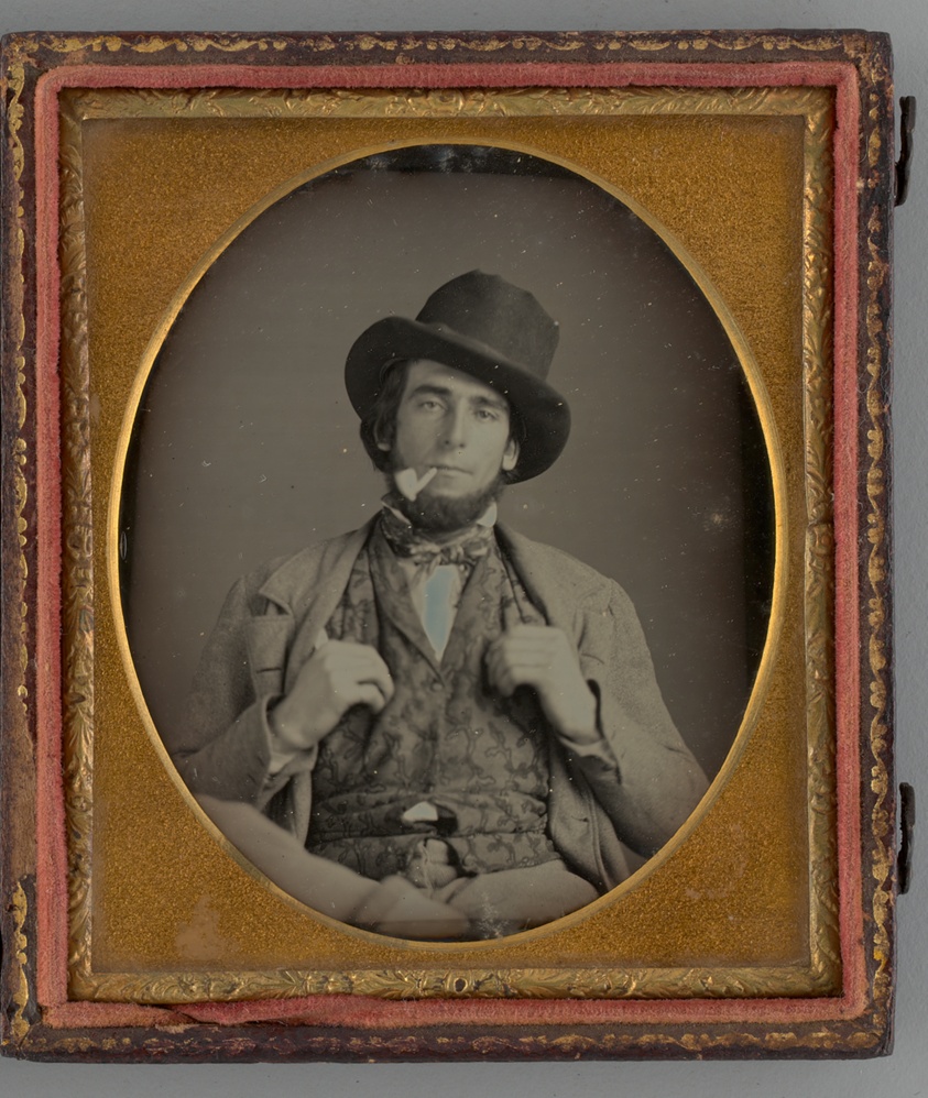 Untitled (Portrait of a Man with Hat and Pipe)