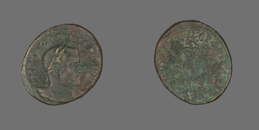 Follis (Coin) Portraying Emperor Licinius