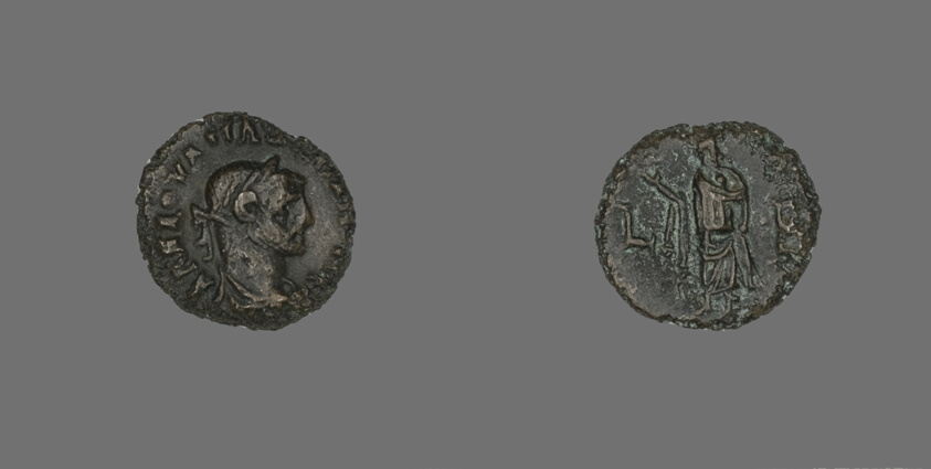 Coin Portraying Emperor Maximianus