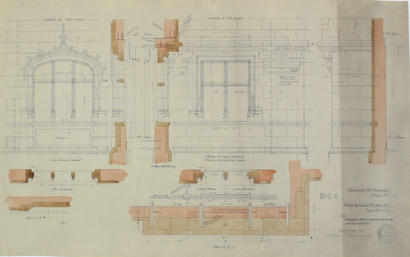 William Borden Esq. House, Chicago, Illinois, Detail