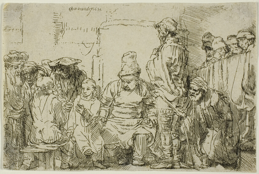 Christ Seated Disputing with the Doctors