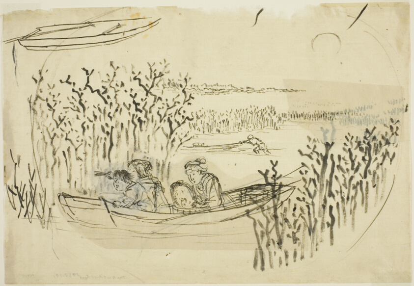 Gathering Seaweed at Omori