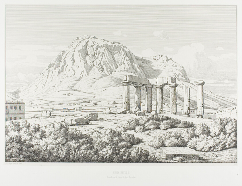 Corinth: Temple of Neptune and the Acrocorinth