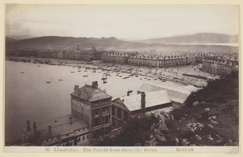 Llandudno-The Parade from above the Baths