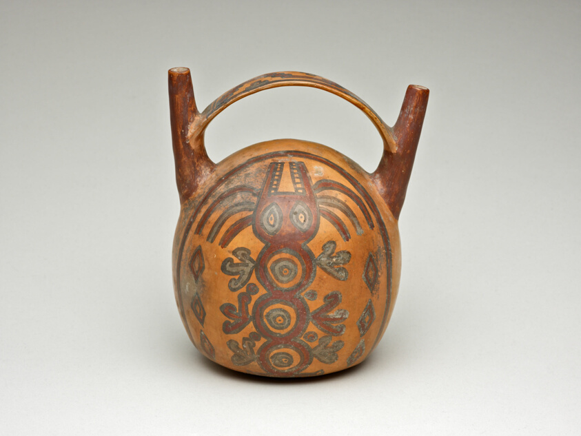 Double Spout Vessel Depicting an Abstract Animal or Being