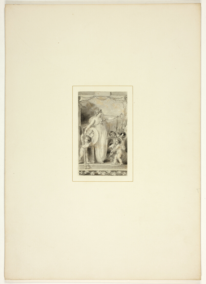 Study for a plate from The Task