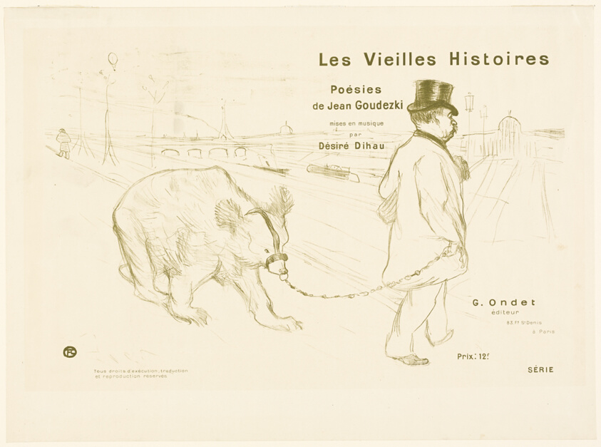 Cover and Frontispiece to Les Vieilles Histoires