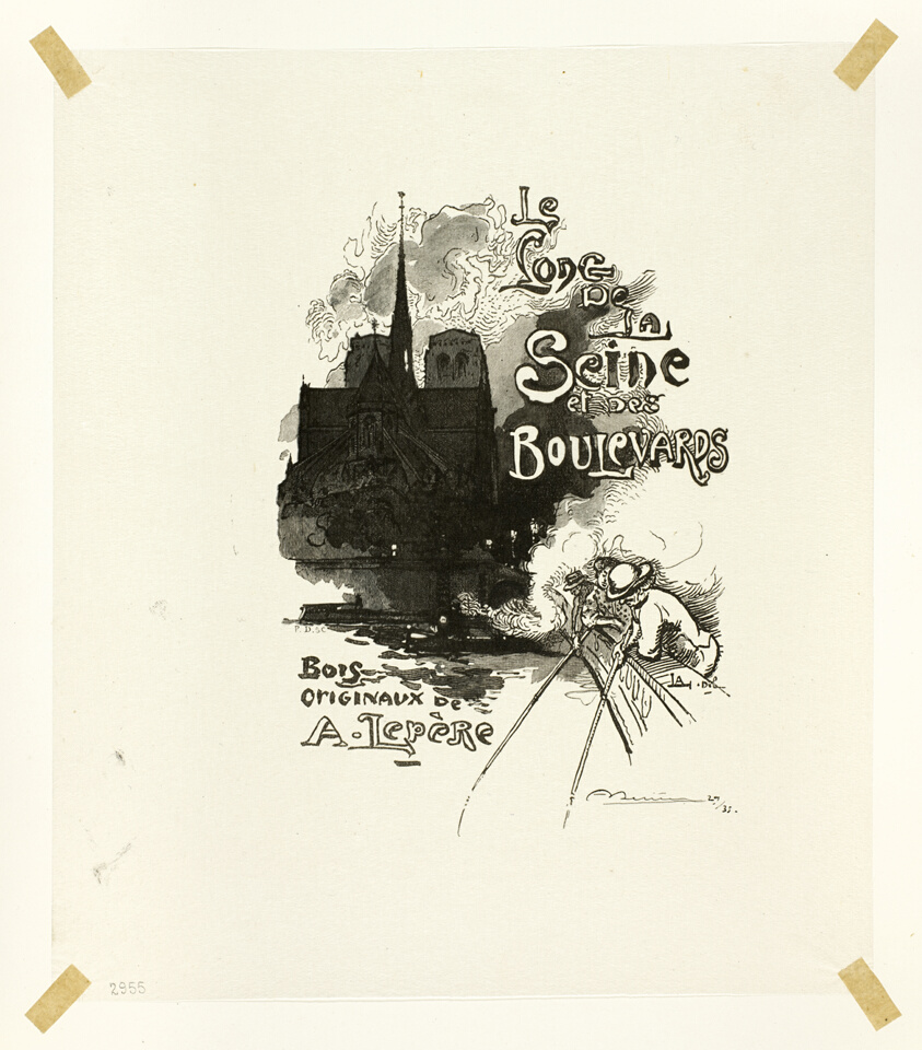Frontispiece to Le Long de la Seine et des Boulevards