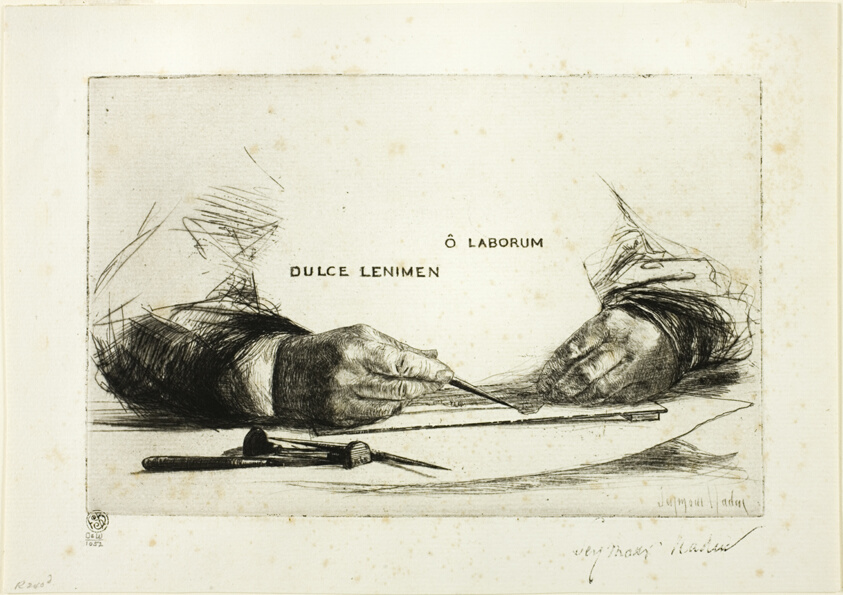 Hands Etching-O Laborum