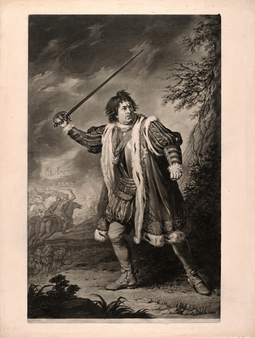 Mr. Garrick in "Richard the Third"