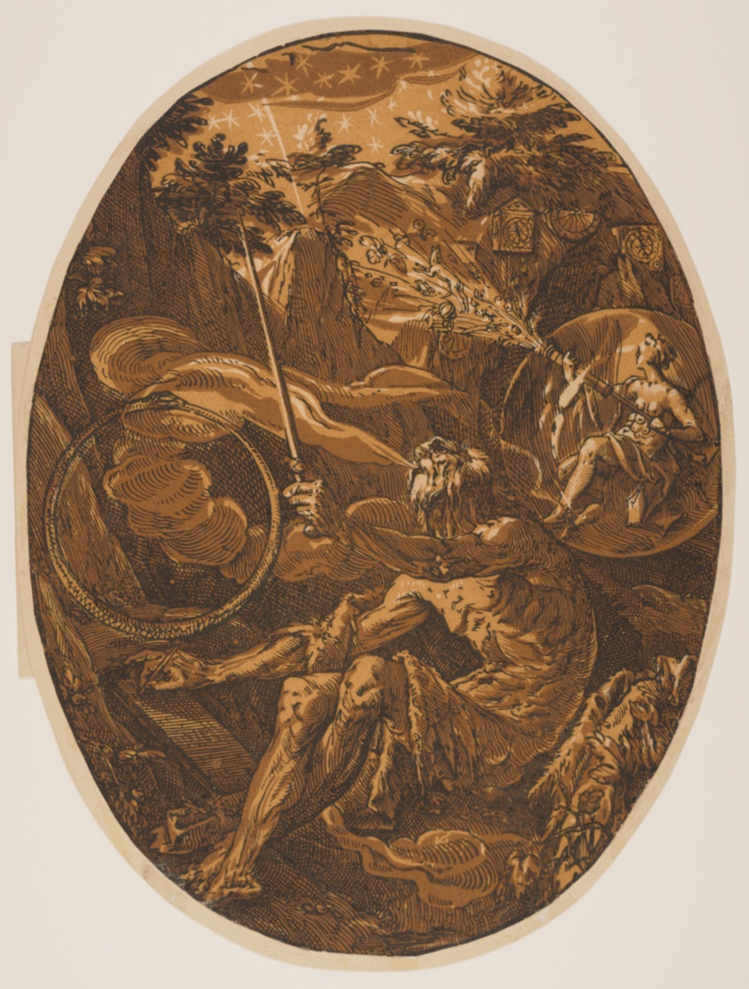 Demogorgon in the Cave of Eternity, from The Deities